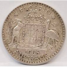 AUSTRALIA 1938 . FLORIN